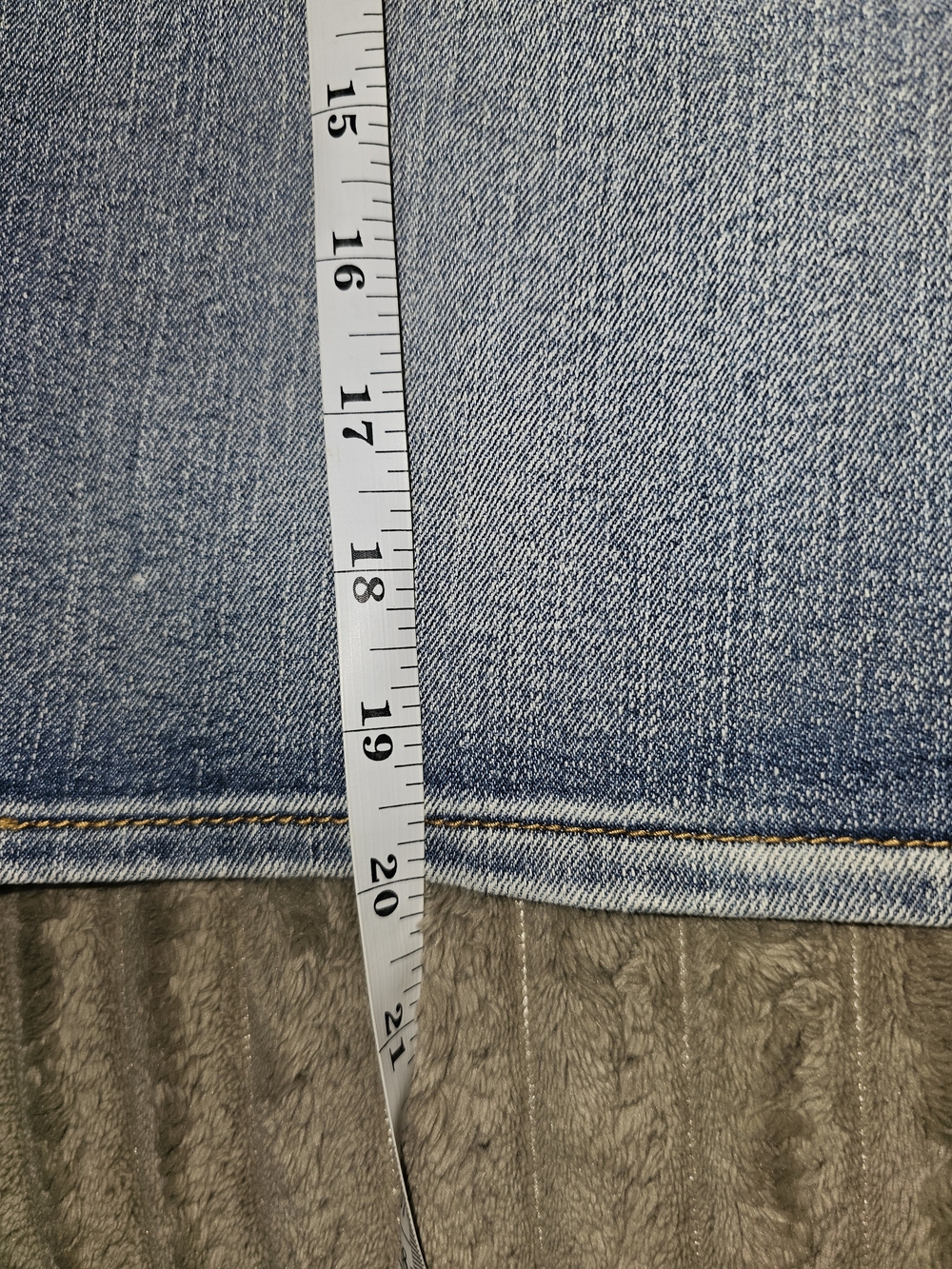 Faded Glory Light Blue Denim Skirt 14 - SK1 - Picture 3 of 9